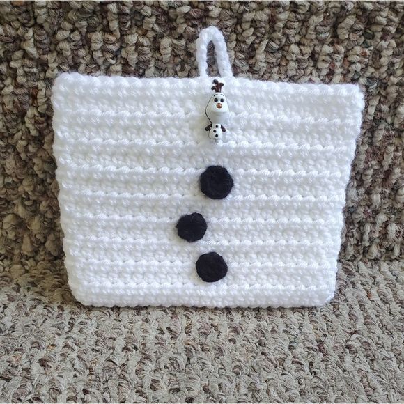 🎁Olaf from‎ Disney's Frozen Crocheted Bag - Picture 3 of 12